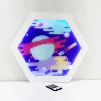 Декоративная тактильная панель с подсветкой - «Сатурн» - fgospostavki.ru - Тюмень