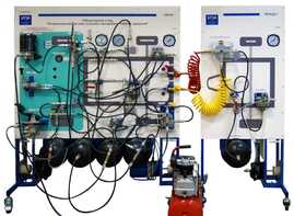 Лабораторный стенд «Пневматическая система грузового автомобиля КАМАЗ с прицепом» - fgospostavki.ru - Тюмень