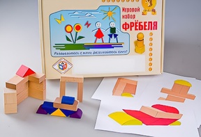 Игровой набор Фребеля "Конструктор деревянный без соединений-2" (Серия "Эксперимент") - fgospostavki.ru - Тюмень