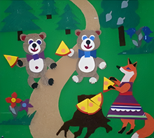 Пособие для слабовидящих детей - Театр-сказка "Два жадных медвежонка" - fgospostavki.ru - Тюмень