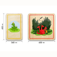 Набор стеновых панелей «Мир сказки - Волшебные герои» - fgospostavki.ru - Тюмень