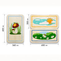 Набор стеновых панелей «Природа нашего края - Прогулка» - fgospostavki.ru - Тюмень