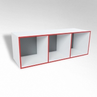 Открытая настенная полка-3-х секционная ТР3 ЛДСП  - fgospostavki.ru - Тюмень