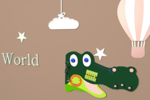 Бизиборд «Голова крокодила» - fgospostavki.ru - Тюмень