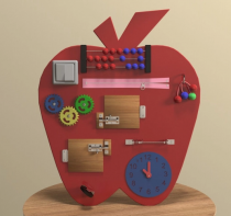 Бизиборд «Яблоко знаний» - fgospostavki.ru - Тюмень