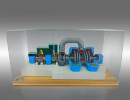 Наглядный макет "Разрез паровой турбины ТЭЦ" - fgospostavki.ru - Тюмень