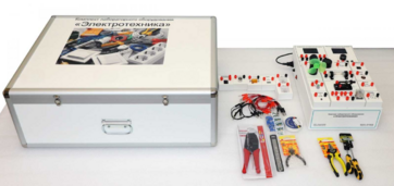 Учебный программно аппаратный комплекс «Электротехника для школ», исполнение настольное, ручное, кейс - fgospostavki.ru - Тюмень