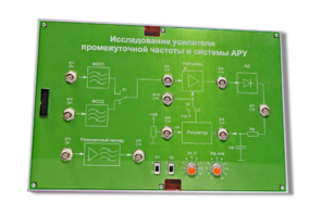 Сменная панель «Исследование усилителя промежуточной частоты и системы АРУ» - fgospostavki.ru - Тюмень