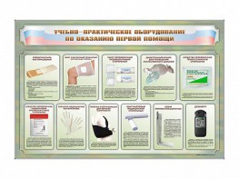 Стенды "Учебно-практическое оборудование по оказанию первой помощи" - fgospostavki.ru - Тюмень