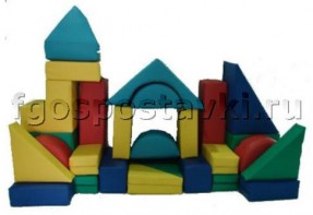 Мягкий модуль-конструктор "Стройка" (26 элементов) - fgospostavki.ru - Тюмень