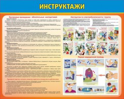 Стенд "Инструктажи" - fgospostavki.ru - Тюмень